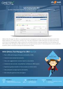 QMetry Test Manager for Jira Factsheet | InfoStretch