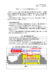 ２０１１年６月２２日 東京モノレール株式会社