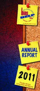 AN AFFILIATE AGENCY  OF LINCS ANNUAL REPORT