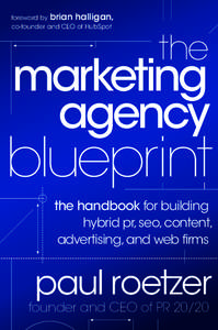 foreword by brian halligan, co-founder and CEO of HubSpot the  marketing