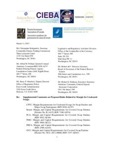 March 11, 2015 Mr. Christopher Kirkpatrick, Secretary Commodity Futures Trading Commission Three Lafayette Centre 1155 21st Street NW Washington, DC 20581