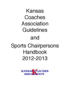 Kansas Coaches Association Guidelines and Sports Chairpersons