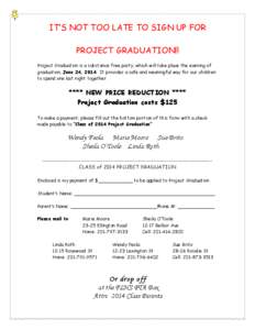 Education in the United States / Project Graduation / Graduation