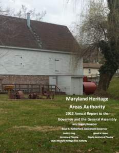 Maryland Heritage Areas Authority Annual Report FY 2017