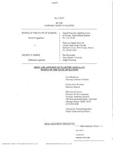 No[removed], People v. Smith, Brief and Appendix of Plaintiff-Appellant