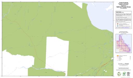 Defined Forest Area Map SE 54-5 Westmoreland as at 14 January 2015