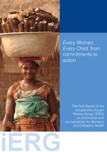 Every Woman, Every Child: from commitments to action  iERG