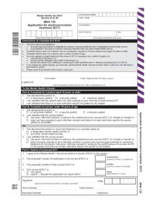 MHA 132 Application for ECT_FRONT