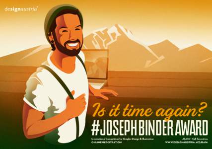 Is it time again? #JOSEPHBINDERAWARD International Competition for Graphic Design & Illustration  ONLINE REGISTRATION