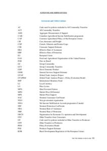 Business / International economics / United States Department of Agriculture / Market price support / Total support estimate / Producer support estimate / General Services Support Estimate / Agricultural subsidies / Consumer support estimate / International trade / Agricultural economics / Economics