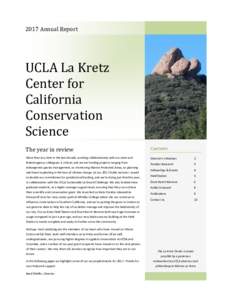 UCLA La Kretz Center for California Conservation Science