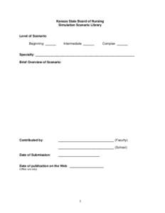 Microsoft Word - Scenario Submission Form