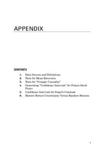 APPENDIX  CONTENTS[removed].