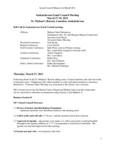Microsoft Word - Synod Council Minutes March[removed]Final.docx