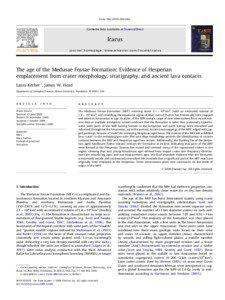 Geology / Amazonis quadrangle / Medusae Fossae Formation / Hesperian / Zunil / Pedestal crater / Memnonia quadrangle / Arabia Terra / Mars / Planetary geology / Planetary science