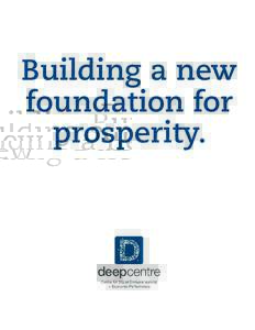 Building a new foundation for prosperity. 2 | Centre for Digital Entrepreneurship and Economic Performance
