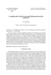 Pileipellis / Giacomo Bresadola / Biology / Mycology / Lyophyllaceae / Calocybe / Tricholoma