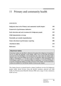 Indigenous Compendium 2010 Chapter 11 Primary and community health