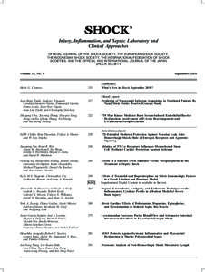 Medical emergencies / Septic shock / Sepsis / Ischemia / Shock / Inflammation / Nitric oxide synthase / Levosimendan / Medicine / Health / Intensive care medicine