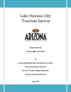       Lake Havasu City   Tourism Survey 