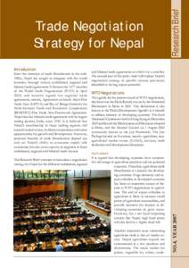 Trade Negotiation Strategy for Nepal.pmd