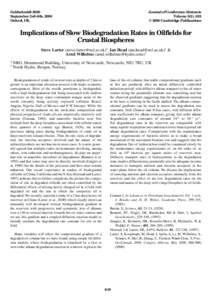 Goldschmidt 2000 September 3rd–8th, 2000 Oxford, UK. Journal of Conference Abstracts Volume 5(2), 619