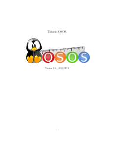 Tutoriel QSOS  Version 1