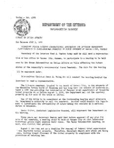 4306  INFORMATION SERVICE BUREAU OF INDIi\N AFFAIRS For Release JUNE 3, 1959