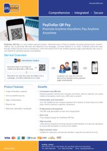 www.paydollar.com  PayDollar QR Pay Promote Anytime Anywhere, Pay Anytime Anywhere