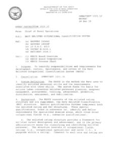 D EPA RTME NT OF THE NAVY OFFICE OF T H E CHIEF OF N AVAL OPERATIONS[removed]N AVY P E NTAG O N WA S H INGT ON, D.C . 203~O·2000  OPNAVINST 1223.1C