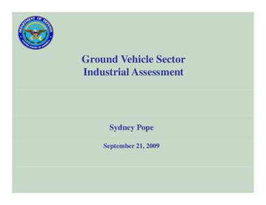 Microsoft PowerPoint - Ground Vehicle Sector Summary.ppt [Read-Only] [Compatibility Mode]