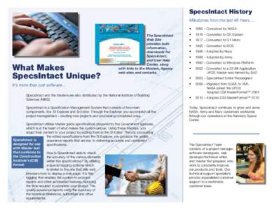 SpecsIntact Overview Brochure