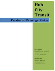 Paratransit Passenger Guide