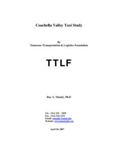 Microsoft Word - Coachella Valley Taxi Study.doc