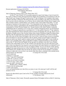 Oath / Tennessee / Southern United States / Gill / Surnames