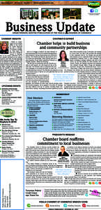 NOVEMBER 2013 • VOLUME 33 • NUMBER 11 • www.visaliachamber.org  www.Facebook.com/VisaliaChamber www.twitter.com/VisaliaBiz  Business Update