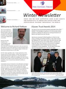  ulysses trust awards[removed]WINTER 2014  expedition reports[removed]