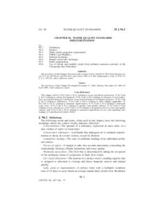 Ch. 96  WATER QUALITY STANDARDS 25 § 96.1