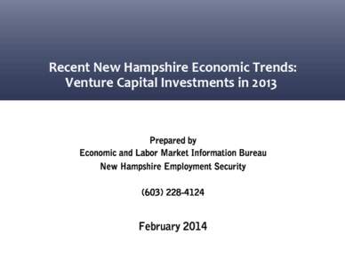 Venture capital / Private equity / New Hampshire / PricewaterhouseCoopers / Financial capital / Corporate Venture Capital / Venture resources / Investment / Financial economics / Finance