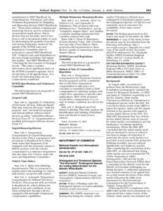 Federal Register / Vol. 73, No. 3 / Friday, January 4, [removed]Notices amendments to NIST Handbook 44, ‘‘Specifications, Tolerances, and other Technical Requirements for Weighing and Measuring Devices (NIST Handbook 4