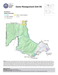 Game Management Unit 5B  Gallina GMU 5B: (Boundary change) Beginning at the intersection of the east boundary of the Jicarilla Apache Indian reservation [and], the south boundary of the Tierra Amarilla grant and the Rio 