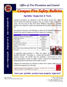 CFS Bulletin Sprinkler Inspection.pub