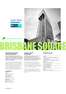 brisbane square green building council australia overview