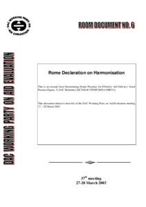 Microsoft Word - Room Doc 6 Rome Declaration on harmonisation.doc