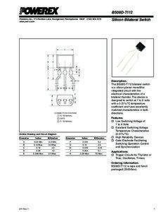 BS08D-T112 Powerex, Inc., 173 Pavilion Lane, Youngwood, Pennsylvania[removed]7272 www.pwrx.com