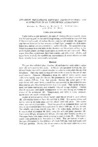 APPARENT EQUILIBRIUMI BETWEEN PHOTOSYNTHESIS A-ND RESPIRATION IN AN UNRENEWVED ATMAOSPHERE MOYER D. THOAIAS, RUSSEL H. AND GEO. R. HILL