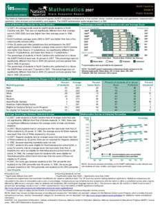 National Assessment of Educational Progress / United States Department of Education / Department of Defense Education Activity / Grade / ACT / Standardized tests / Achievement gap in the United States / Education / Evaluation / Education reform