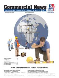 Commercial News The Showcase for American Products & Services www.export.gov/cnusa  January/February 2010
