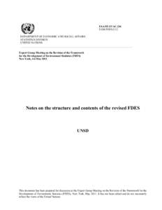 Microsoft Word - EGM-FDES[removed]Notes on the structure and contents of the revised FDES _UNSD_.doc