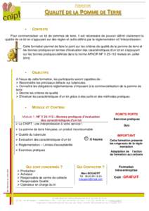 Programme Formation - Qualite Pomme de Terre  - PUB012A.pub